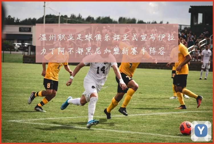 温州职业足球俱乐部正式宣布伊拉力丁阿不都黑尼加盟新赛季阵容